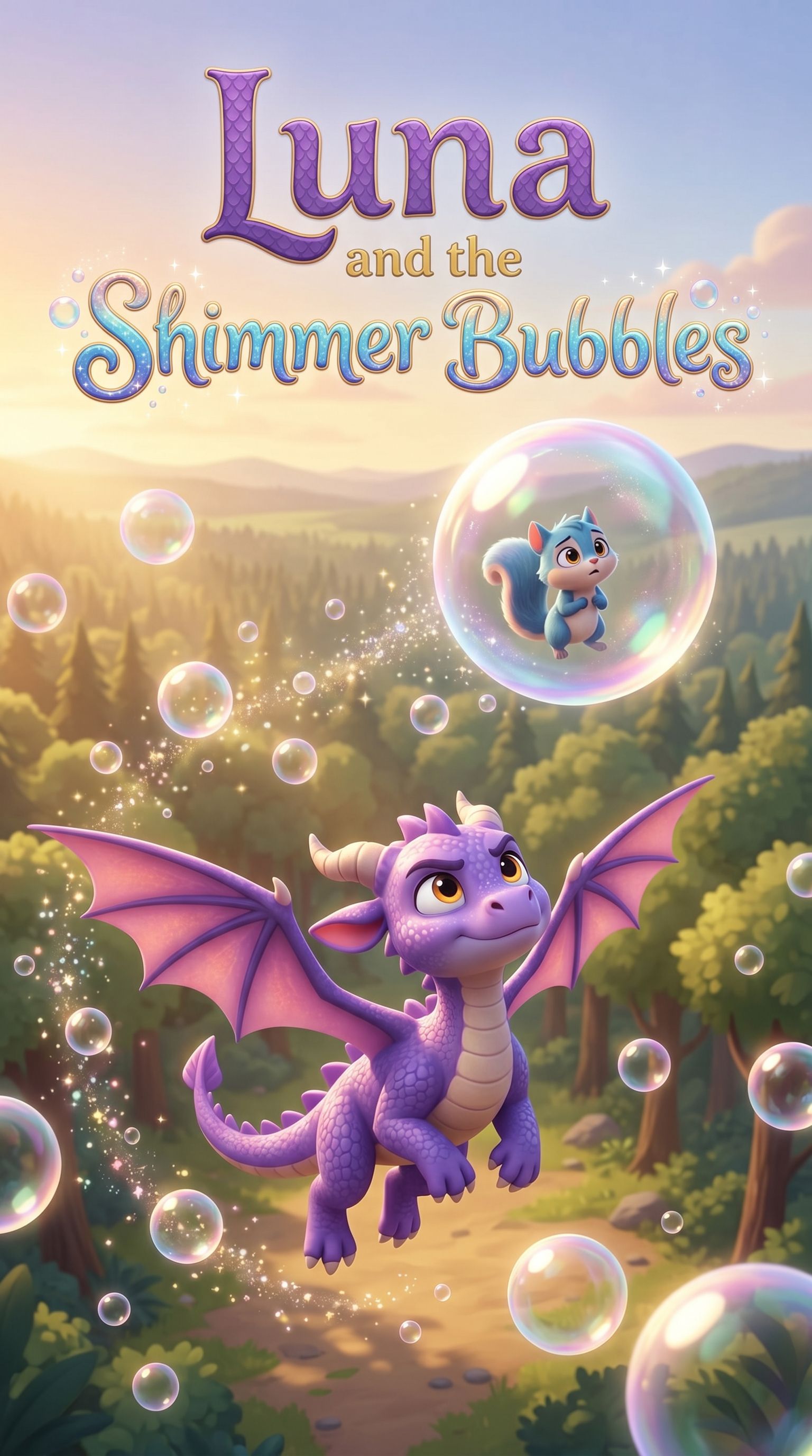 Luna and the Shimmer Bubbles